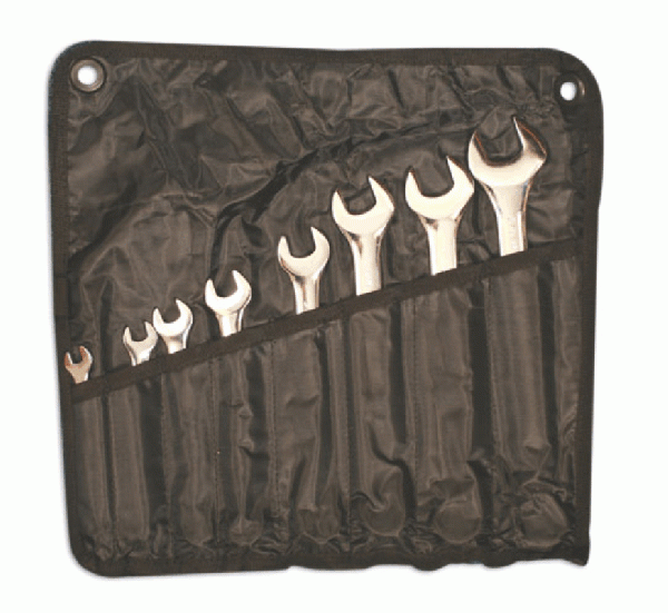8pc Whitworth Open Ended Spanner Set