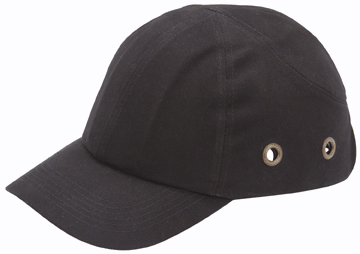 Baseball Style Bump Cap, Black