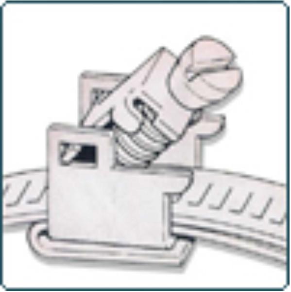 Thermotec Snap Strap Flip Lock Screw - For Custom Cut