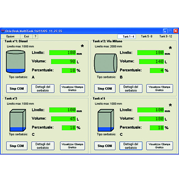 Piusi Ocio Desk Fuel Tank Gauge Software