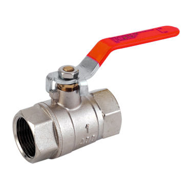 Cimberio Red Handle Lever Ball Valve