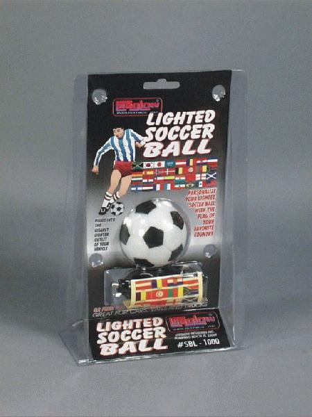 Lighted Soccer Ball W/flags
