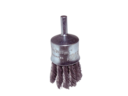 Brushes - Brass Coated Cup Power Brush — 3” (75mm)