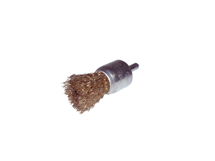 Brushes - Brass Coated End Power Brush  — 1” (25mm)